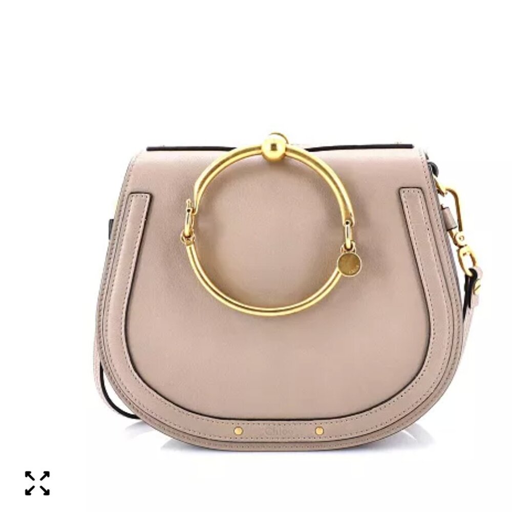 Chloe small Nile Crossbody Bag Leather dusty rose